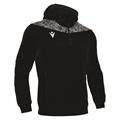 Ishtar Hoody 1/4 Zip Top SORT/HVIT XXS Treningsgenser med hette - Unisex