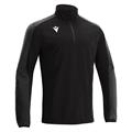 Arno 1/4 Zip Top BLK M Teknisk treningsgenser - Unisex