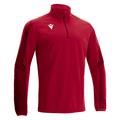 Arno 1/4 Zip Top RED 3XS Teknisk treningsgenser - Unisex