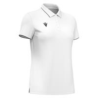 Melody polo WHT/GRY 3XS Poloskjorte - Dame