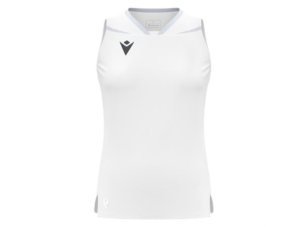 Lily Eco Sleeveless Shirt WHT/SLV M Teknisk kamp og treningsdrakt - Dame 